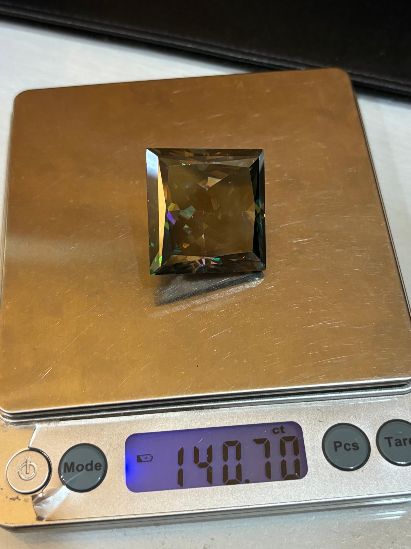 Moissanite big size blue moissanite yellow moissanite diamond selector pass diamond lab