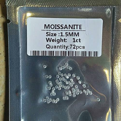 Moissanite star mele lab diamond per pack