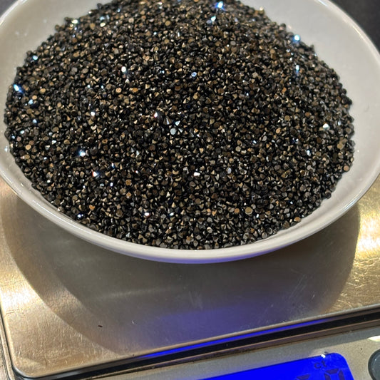 Black diamond natural irr diamond black 1.2mm to 3mm mix