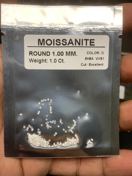 Moissanite star mele lab diamond per pack