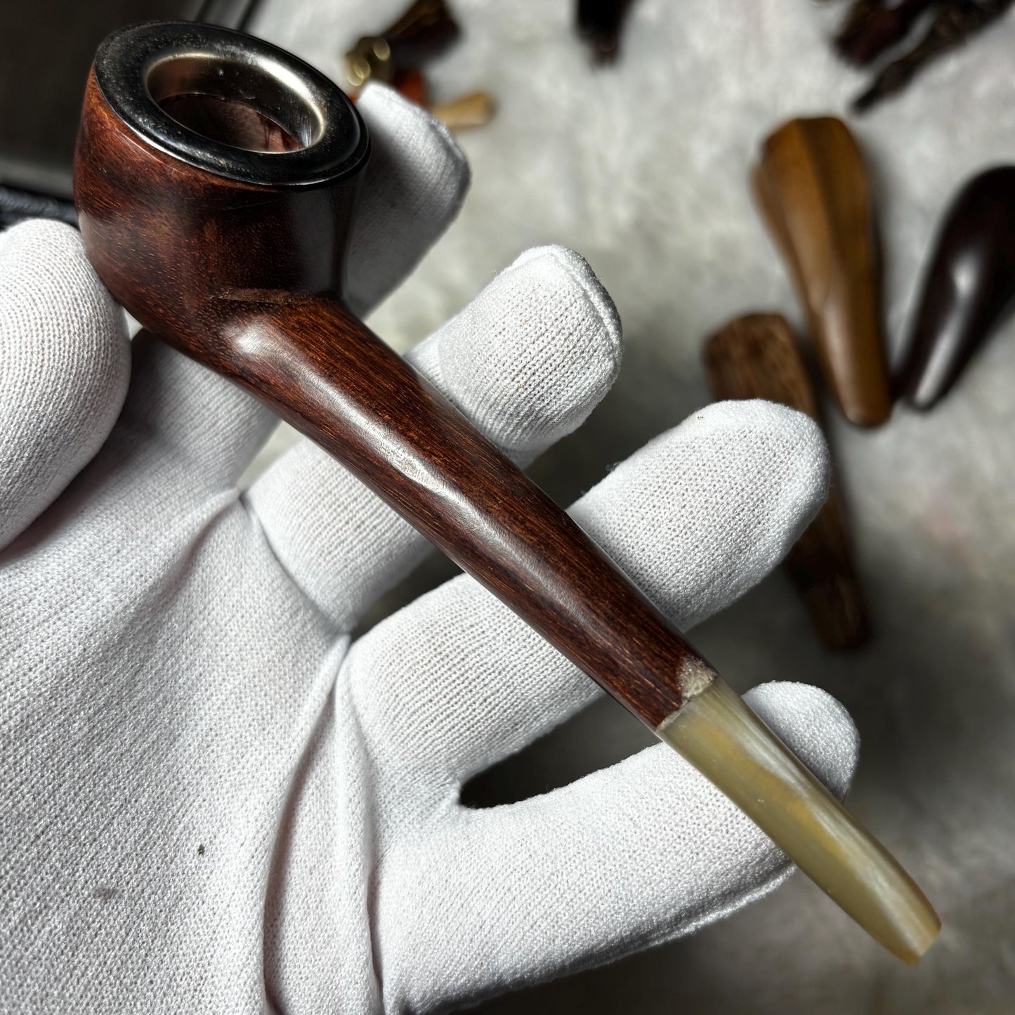 Smoking pipe wood hand made indonesia