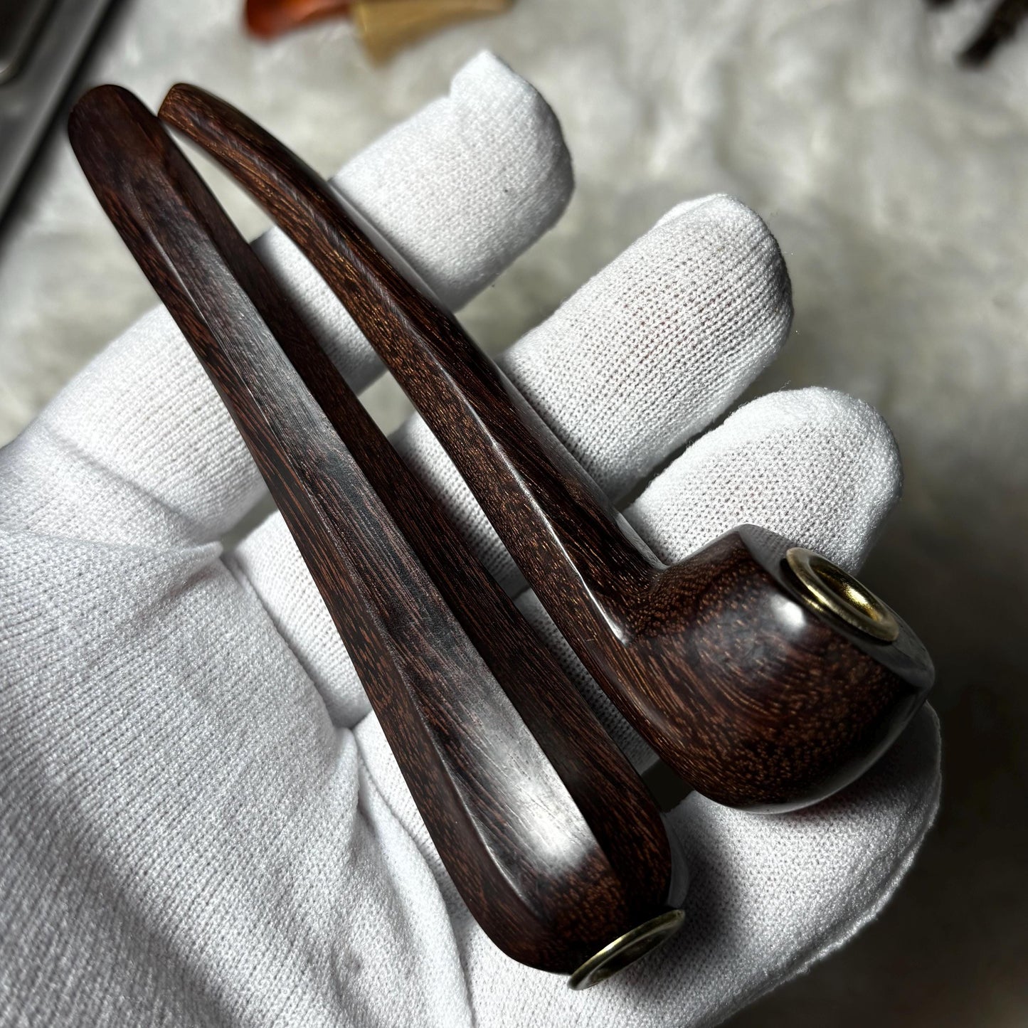 Smoking pipe wood hand made indonesia