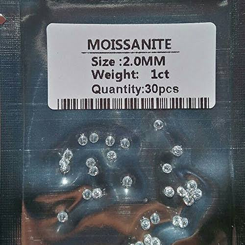 Moissanite star mele lab diamond per pack