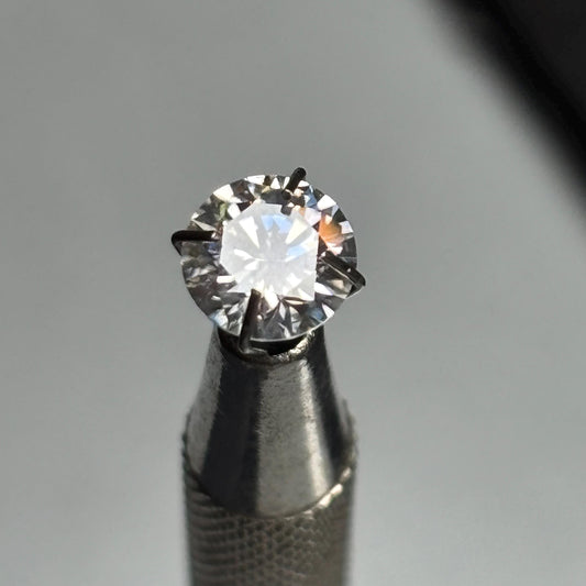 GRA Certified White Moissanite D VVS1: Loose Gemstone 1-30 Carat