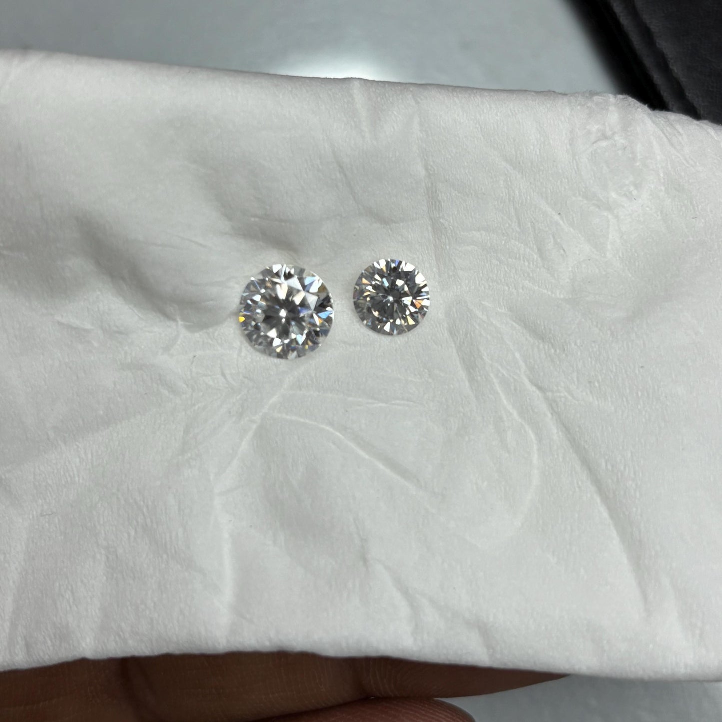 GRA Certified White Moissanite D VVS1: Loose Gemstone 1-30 Carat