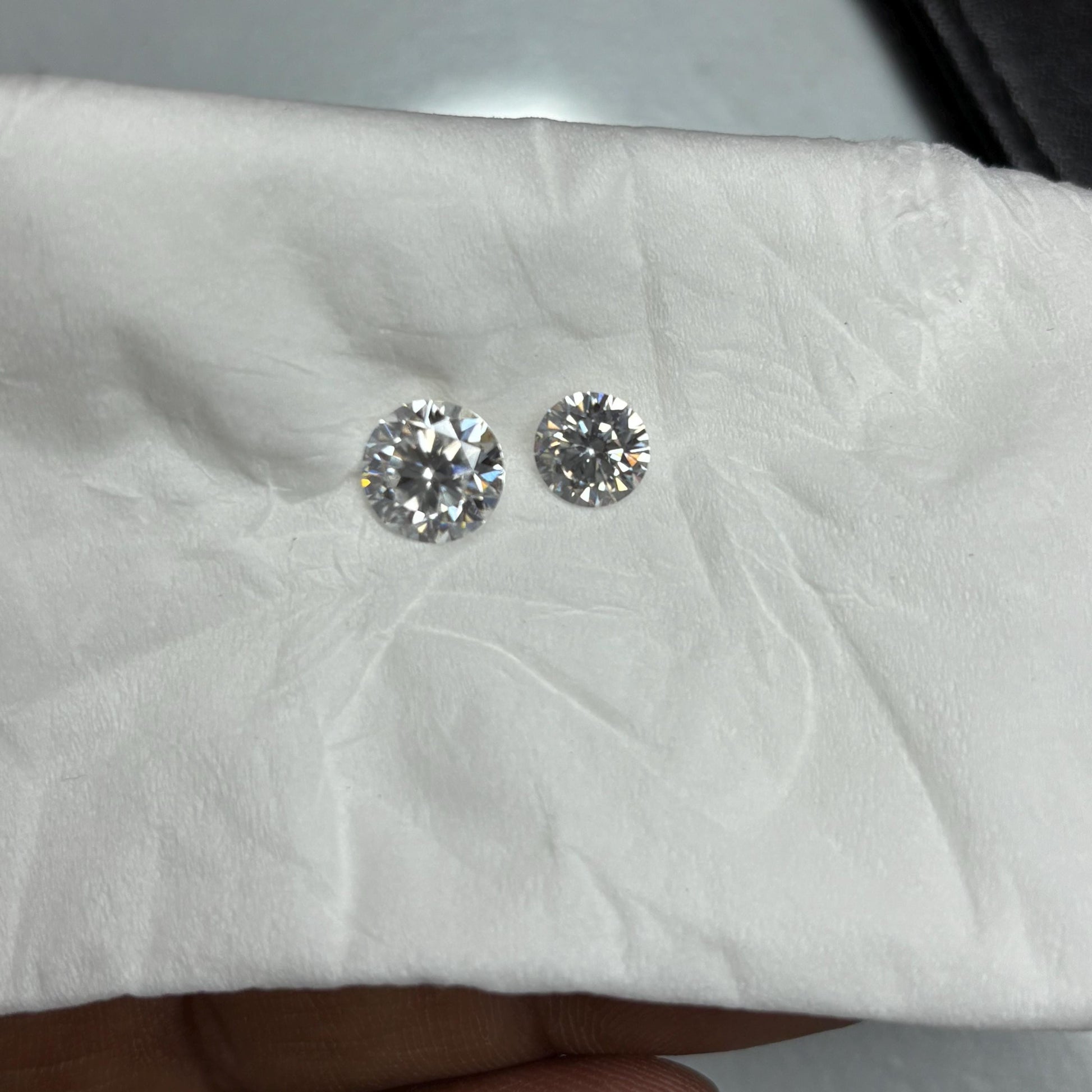 GRA Certified White Moissanite D VVS1: Loose Gemstone 1-30 Carat